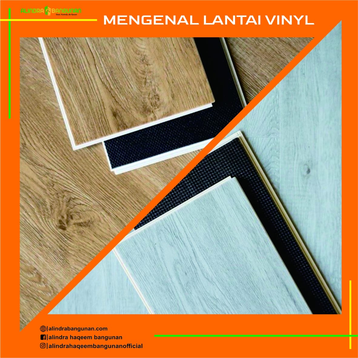 MENGENAL LANTAI VINYL  Alindra Bangunan