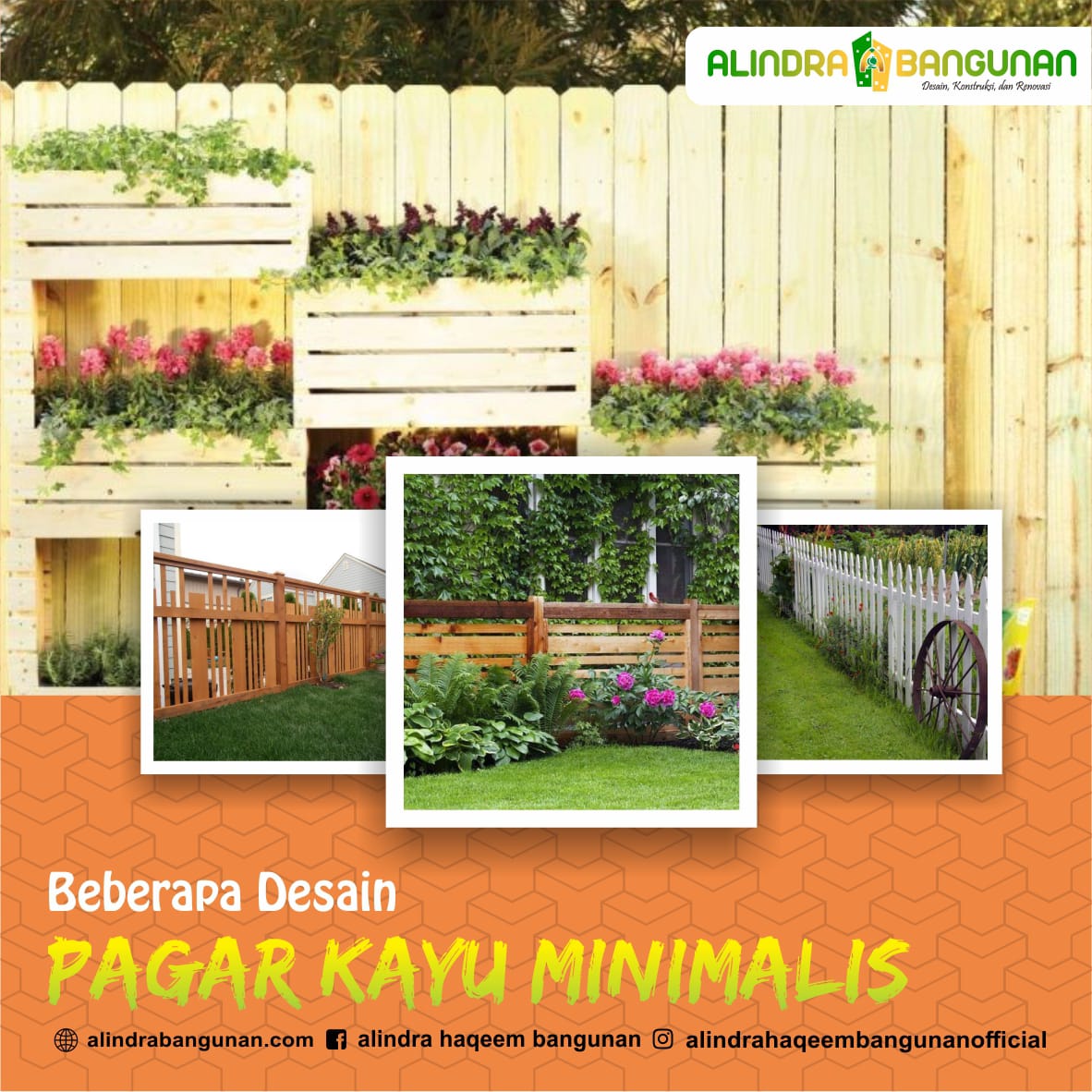 6 Ide Pagar Kayu Minimalis Alindra Bangunan